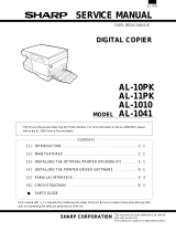 Sharp AL-1010 - B/W Laser - Copier User manual