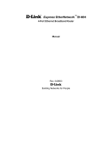D-Link Express EtherNetwork DI-604 User manual