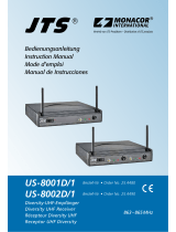 JTS US-8002D/1 User manual