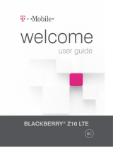 Blackberry T Mobile Z10 LTE User manual