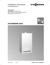 Viessmann VITODENS 200 Installation Instructions Manual