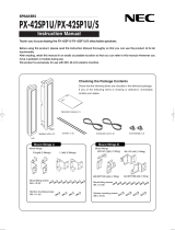 NEC PX-42SP1U User manual