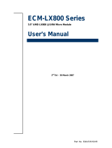 Data Modul AG ECM-LX800 Series User manual