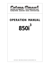 Omega Crime Guard 850i3 Operating instructions