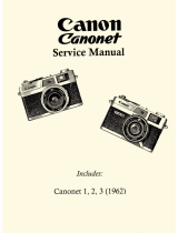 Canon Canonet 3 User manual