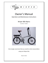 Wisper 806 Alpino Owner's manual