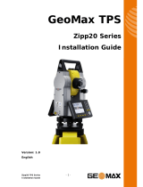 GeoMax Zipp20 series Installation guide