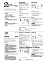 JVC AP-V8E User manual