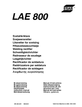 ESAB LAE 800 User manual