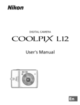 Nikon Coolpix L12 User manual