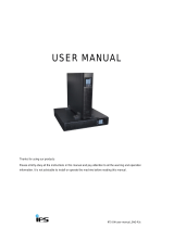IPS RTS-ON-6k0-6U-LCD-16x7 User manual