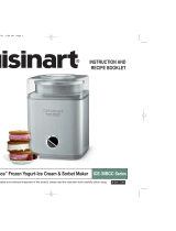 Cuisinart ICE-30BCFR Instruction And Recipe Booklet