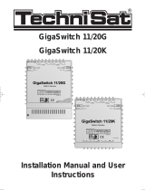 TechniSat GigaSwitch 11/20G Installation Manual And User Instructions