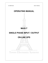 Tower Electronic Systems MAXI-T Operating Instructions Manual