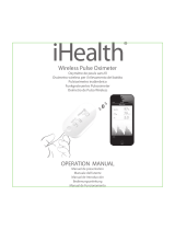 iHealth PO3M Wireless Pulse Oximeter User manual