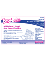 Easy-Bake All My Love Heart Shortbread Cookies 65587/65577 User manual