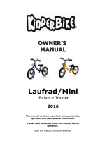 KinderBike Laufrad Owner's manual