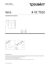 Duravit VE 7502 Installation Instructions Manual