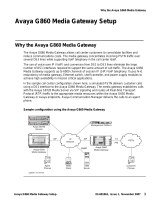 Avaya G860 Setup