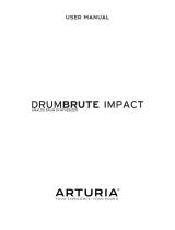 Arturia DRUMBRUTE IMPACT User manual