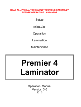 Ledco Premier 4 Operating instructions
