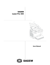 Sagem LASER PRO 344 User manual