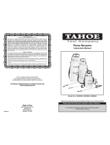 Tahoe 50200059 User manual