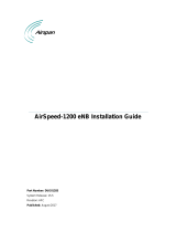 Airspan AirSpeed-1200 eNB Installation Manuals