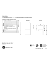 GE GBSC3HBXBB dimensions and installation information