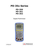 Promax PD-351 User manual