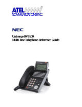 NEC UNIVERGE SV8100 Reference guide