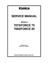 Konica Minolta 7085/FORCE 85 User manual