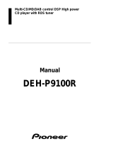 Pioneer DEH-P9100R User manual