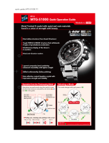 G-Shock MTG-S1000 Quick Operation Manual