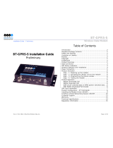 BlueTree BT-GPRS-S User manual