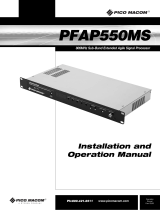 Pico Macom PFAP550MS Operating instructions