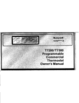 Honeywell T7300 Owner's manual