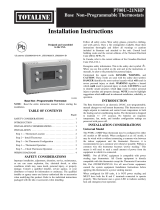 TOTALINE P700U-21NHP Installation Instructions Manual