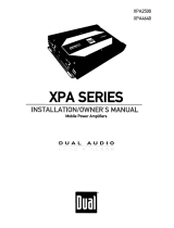 Dual XPA4640 Installation & Owner's Manual