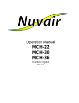 Nuvair Open Horizontal Electric MCH30 Operating instructions