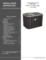 York 14 SEER SERIES Installation guide