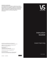 VS Sassoon VSCD16HA Operating instructions