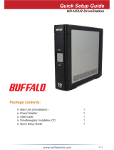 Buffalo HD-HC500U2 Quick Setup Manual