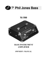 Phil Jones Bass M-500 Owner's manual