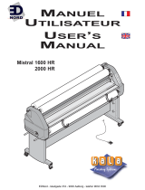 EDNord Mistral 1600 HR User manual