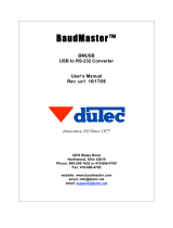 Dutec BaudMaster BMUSB User manual