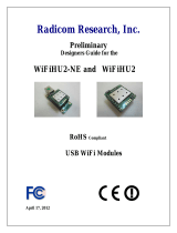 Radicom Research K7T-WIFIHU2 User manual