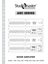 Studiomaster Professional ARC Series User manual