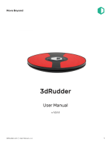 3dRudder Foot-powered Gaming and VR Motion Controller User manual