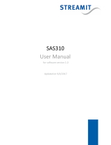 Streamit SAS310 User manual